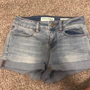 Denim shorts